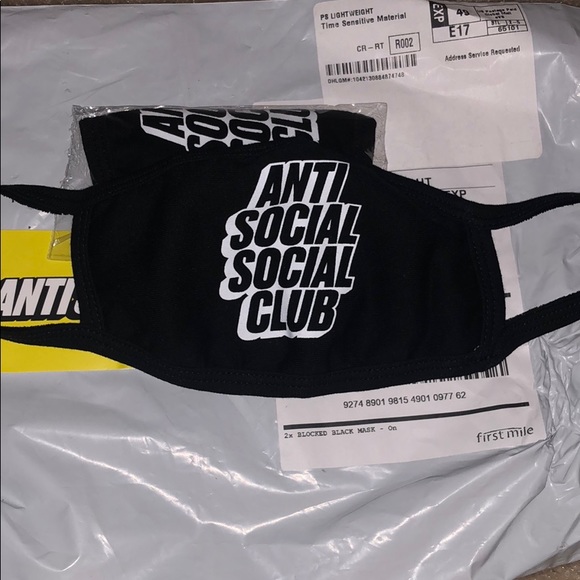 Anti Social Social Club Other - Anti Social Social Club Mask. new without tags